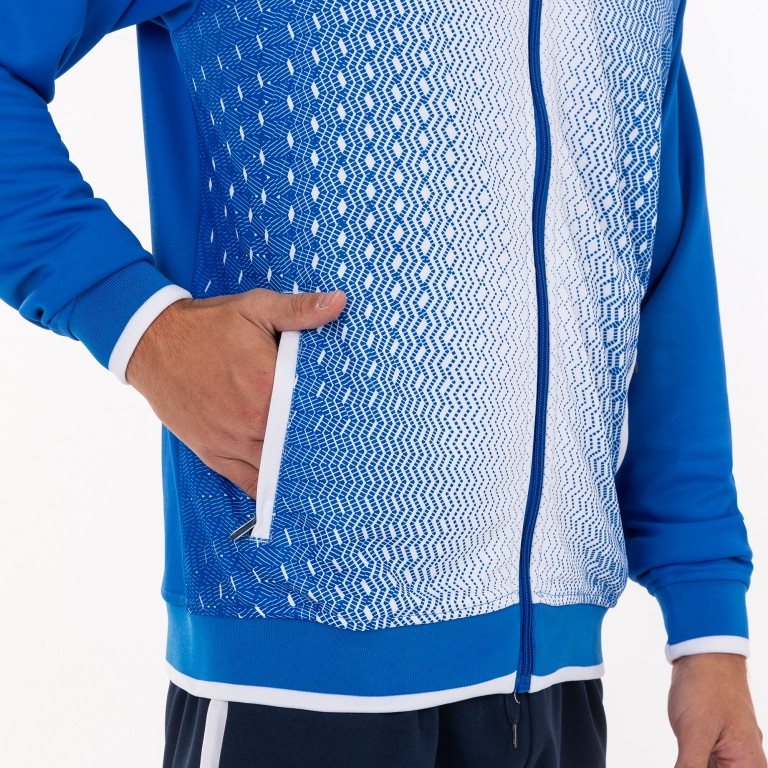 CHAQUETA CAPUCHA SUPERNOVA ROYAL-BLANCO - Imagen 5