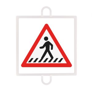 PANEL DE SEÑALIZACIÓN TRÁFICO DE PELIGRO Nº2 (PEATONES)