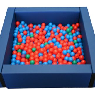 PISCINA CUADRADA LLENADO PELOTAS, 150X150X40CM ALTO X 15CM ANCHO