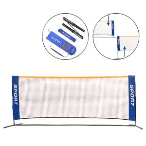 SET MINITENIS/MINIBADMINTON METÁLICO