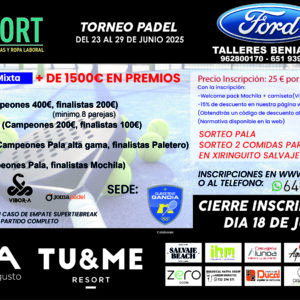 II PRUEBA CIRCUITO SGSPORT FORD TALLERES BENIARJO DEL21 AL 27 DE OCTUBRE