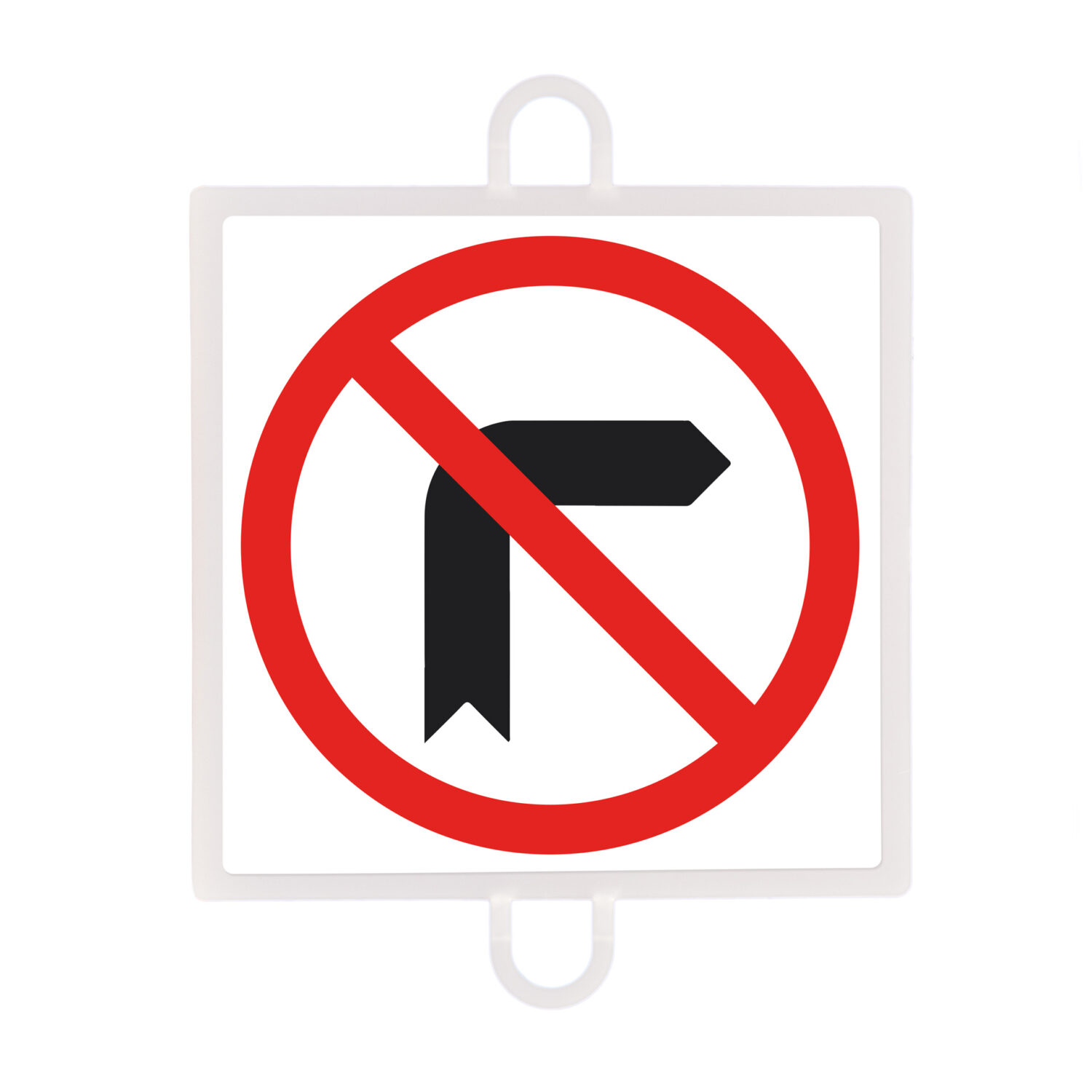 PANEL DE SEÑALIZACIÓN TRÁFICO DE PROHIBICIÓN Nº 4 (GIRO DCHA) - Imagen 2